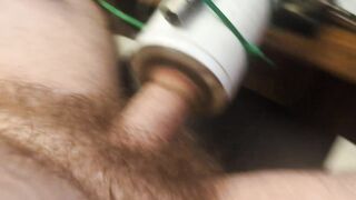Day two of bizarre milking training with my bang machine.