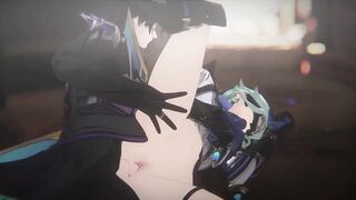 Dottore x Pantalone - Genshin Impact Queer Animation R34
