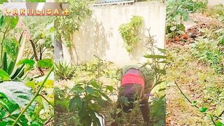 I do everything for my wife's gaze/AKIILISA gardening movie scene