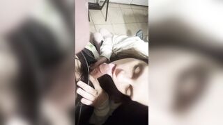 afj829 Sucking my knob behind his back after cheating
