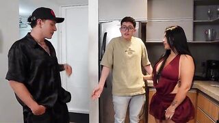 I pay off my spouse's debts by having intensive sex with the large-dicked loan shark in front of him - Alejandra Palacios