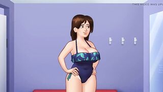 Summertime Saga - Gameplay - Roleplay - Debbie Wears Bikini