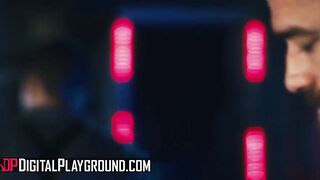 DIGITALPLAYGROUND - Babes Tru Kait And GeishaKyd Get Down And Smutty Whilst Expecting For The Next Refuel
