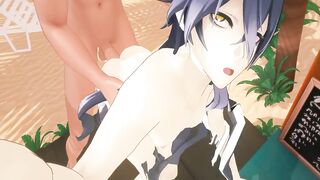 Flins has Sex On The Beach - Genshin Impact R34 Animation Manga