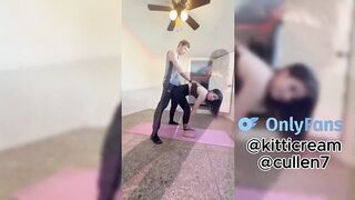 Yoga teacher got lascivious so that guy drilled me unfathomable and fast- loud groaning