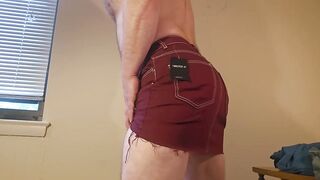 Buttplugged Sissy Petticoat Haul, cum throughout petticoat!