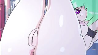 Anime game screwing in the gym