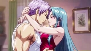 Trunks Tempt his Wife for Anal Sex 1st Time Manga Hentai