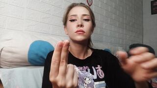 Cuckold humiliation obscene talk and JOI on Russian from your hawt girlfriend Evelyn