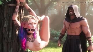 Hopeless Tied Feminist - Severe Whipping by Master Guy