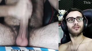 Look at these eyes! Homosexual Argentinian masturbating and ejaculating a giant load, curly amateur...