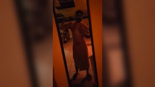 Saliendo del baño