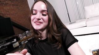 Hazel Moore College Party Doxy Jerks Off Step Daddy Facial