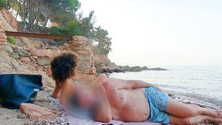 BEACH SCREW INFIDELITY WEEKEND: I screw the floozy wife on the beach