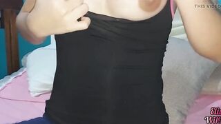 My Stepsis Lets Me Play with Her Cunt When This babe Comes to Visit This babe Gets on My Couch