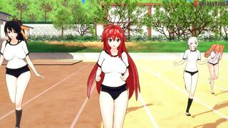 Rias Gremory Seduces me and invite me to screw in the gym - DXD NTR Madness Series