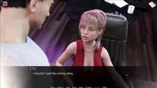 Lily Was Giving Boobjob To Her Fresh Boss Whilst interview In Office