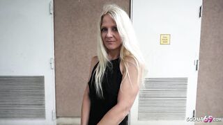 GERMAN SCOUT - Slim Fit Aged Caroline De Jaie at no cum drum Casting Bang