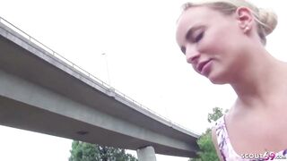 GERMAN SCOUT - GREEN EYES TEEN BIGGEST PENIS SCREW AT CASTING