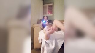 Hot Mamacita Pants Are Getting Soaked Whilst Playing Movie Games