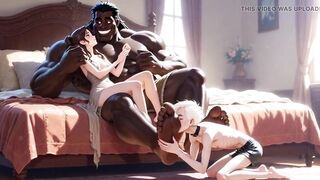 Cuckold Spouse Foot Worship - Licking Wife's Feet Like a Precious Male