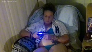 Gamer Beauty Smokin' Cigarettes In Brassiere and Pants Part 7 (Close Up)Visit Her Channel For Other Movie scenes