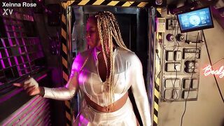 Space Sweethearts ~ Cosmic Seduction in Zero Gravity ~ Black Xeinna Rose ~ Interracial Sex