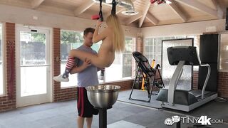 Tiny4k Soccer beauty lengthy jock gym bang with Scarlett Sage