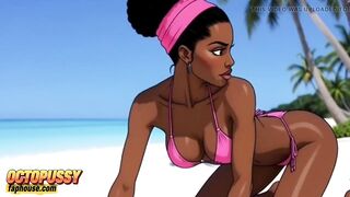 White Man Drilled a Married Ebony Wench on a Wild Beach. Raunchy Aftermath.