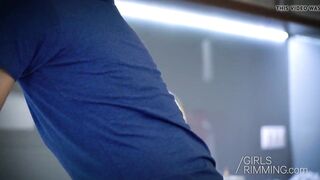 GIRLSRIMMING - 50 Shades of Anal drilling - Vinna Reed