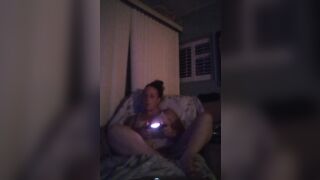 White hotty always gets lascivious when playing episode games and this babe will bang later