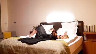 Sex Games in a Ebony Peignoir