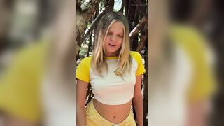 frolicking in the pond and screwing myself in a teepee until I cum so hard