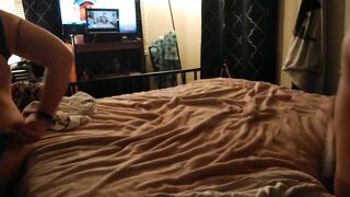 Beauty Watches Stud Twerk and Shake Booty Whilst That babe Plays With Butt With His Knob Unfathomable Inside Her Vagina