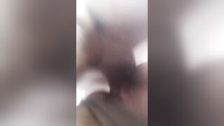 Quick doggystyle Pov of large ass mother i'd like to fuck getting drilled and cum on her butt