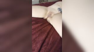 Dad Confused Shy Cutie By Filming Her Pink Twat With Cum Leaking Without It