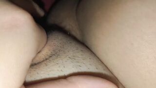 Student playing in room