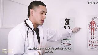 At my doctor's appointment I end up getting banged by the doctor's large penis - Mariana Martix & Max Betancur