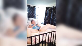 Lustful gal has her pants moist from playing clip games