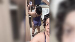 Twerking in blue