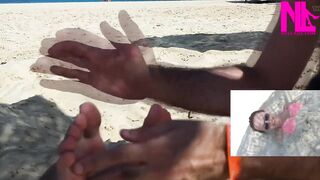Me Being Tickled on My Feet on the Beach