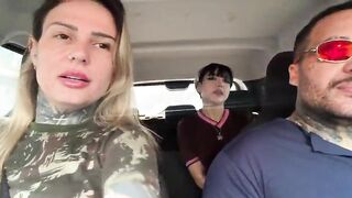 I was awaiting for the bus and a woman selling cakes in jars came along! I asked if that babe would be a porn actress, this babe was all soaked, got into the car, started taking off her clothing and said me to screw her, grabbed my twat...