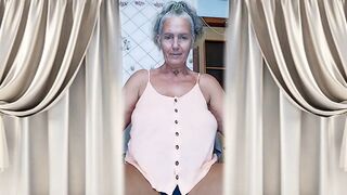 Sexy housewife Lukerya in the kitchen