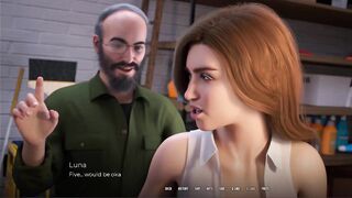 In Security 5 Luna Got Her as Spanked by Gary and Oral-sex to Darius