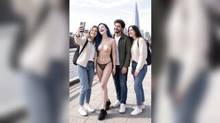 BLUE HAIR UNDRESSED LONDON TRIP [ai]