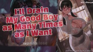 Feral Fdom Drains Your Balls Over and Over CUM IN HER BREED HER DO IT ASMR