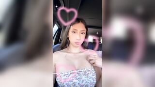 Lustful Sona Bella Flashes Her Boobs In PUBLIC!! (PRIV SNAP UNDRESSED!)