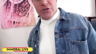 Ayda Swinger Takes Step-Dad's Buddies Giant Weenies!