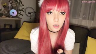 Redhead punk beauty smokin' for u (full vid on my 0nlyfans/ManyVids)