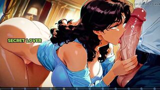 Blond and Brunette hair MILFs, Large Breasts and Lustful: Will U Make It to the End? - JOI Animation with Ai
